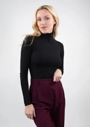 Long Sleeve Ribbed Turtleneck