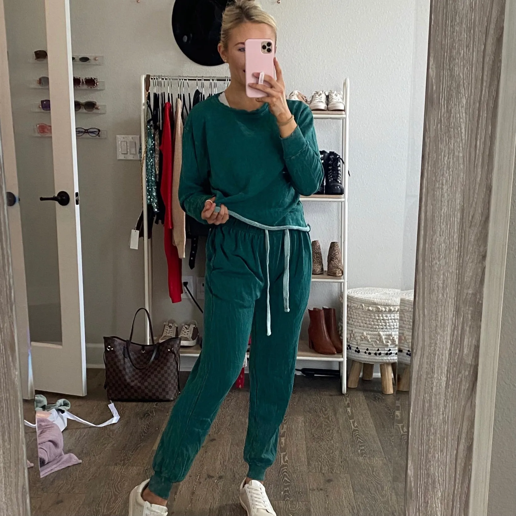 Love Vintage Green Joggers NWT- Size S (we have matching sweatshirt)