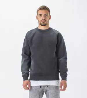 Lowgo Raglan Crew Sweat GD Black