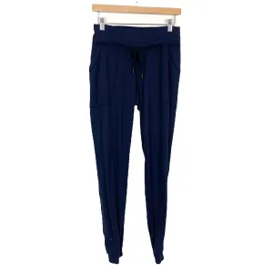 Lululemon Navy Drawstring with Pockets Joggers- Size 6