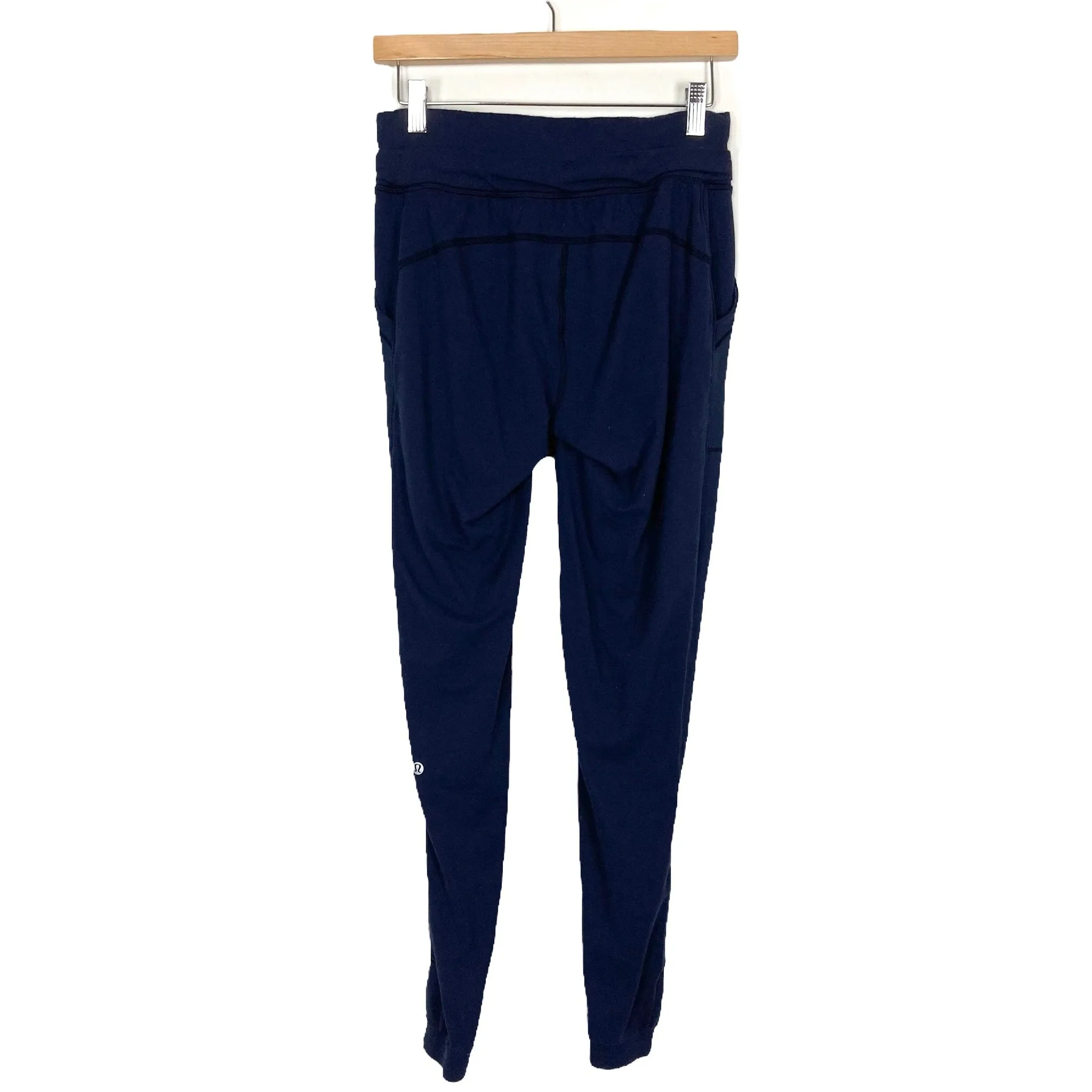 Lululemon Navy Drawstring with Pockets Joggers- Size 6