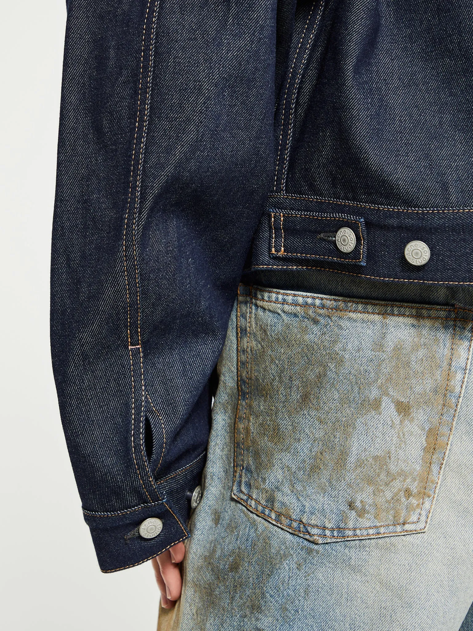 Marko U Denim Jacket in Indigo Blue