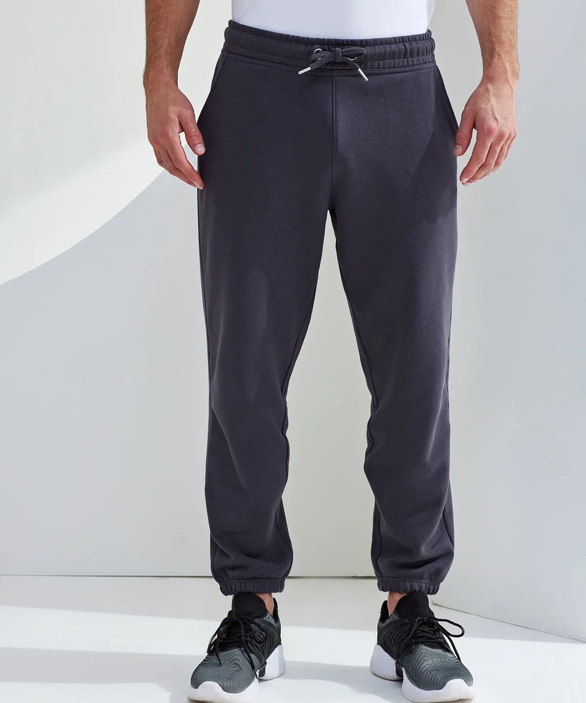 Mens TriDri® classic joggers | Heather Grey