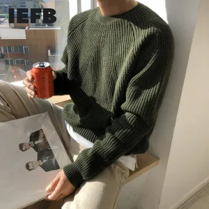 Mens Wear Classic Round Collar Sweater