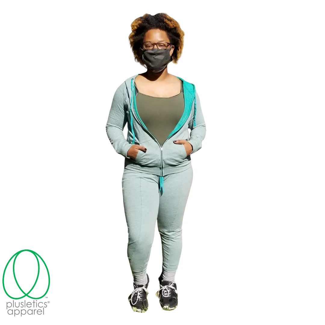 Metro Cuffed Joggers - Marl Jade