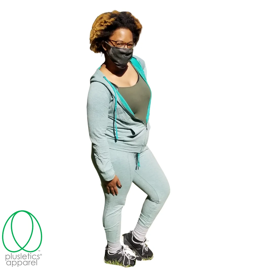 Metro Cuffed Joggers - Marl Jade
