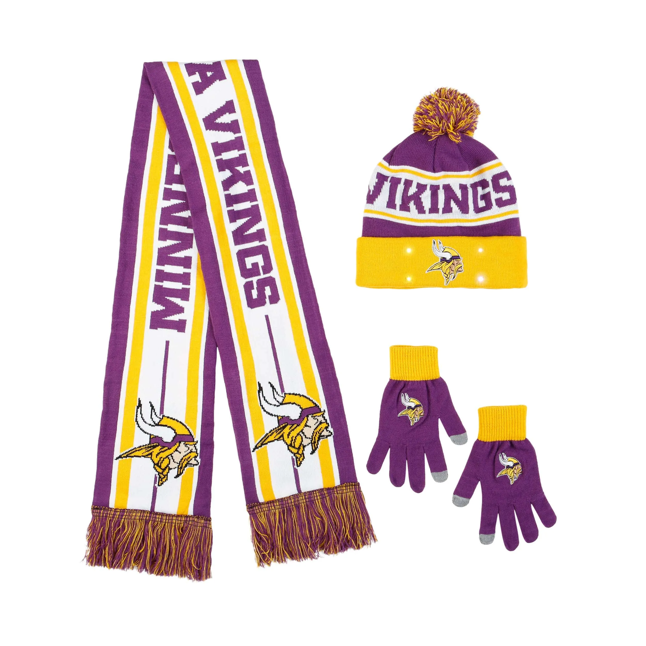 Minnesota Vikings NFL Snow Stealer Cold Weather Set