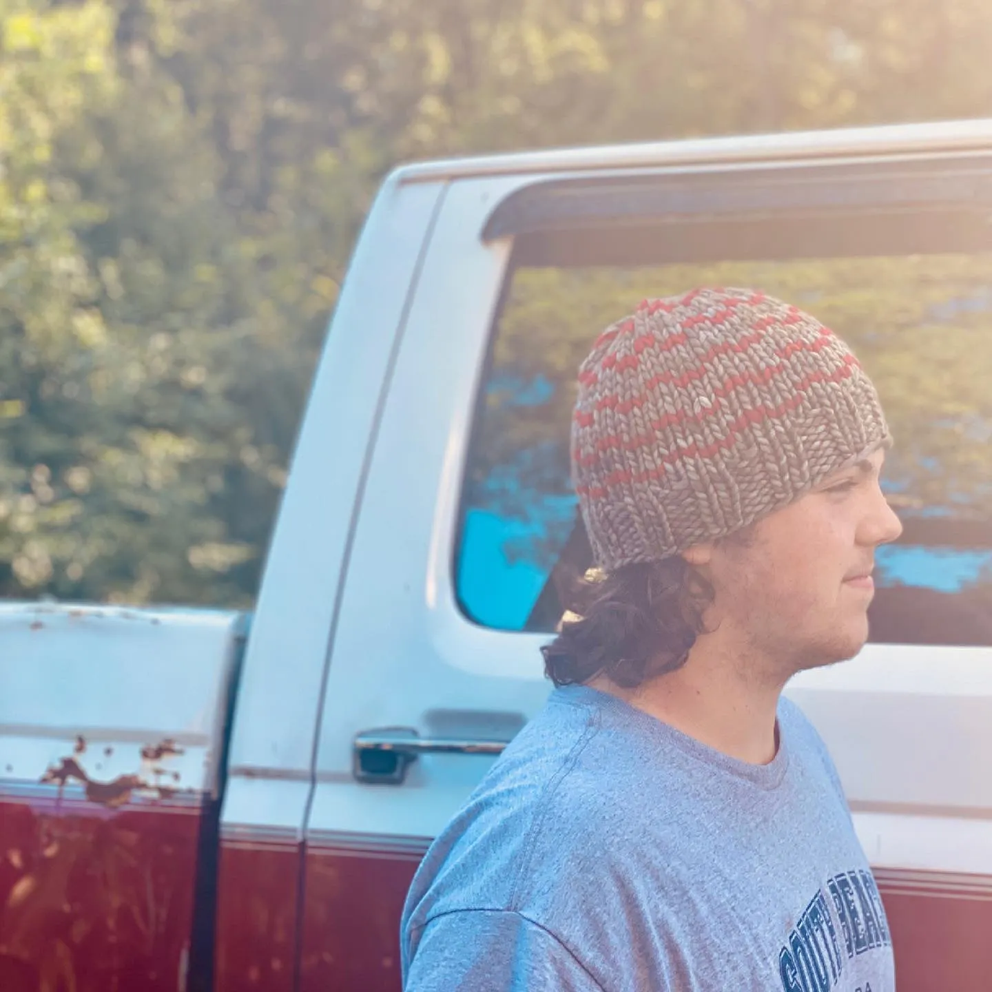 My Kind of Waves Beanie knitting PATTERN colorwork super bulky