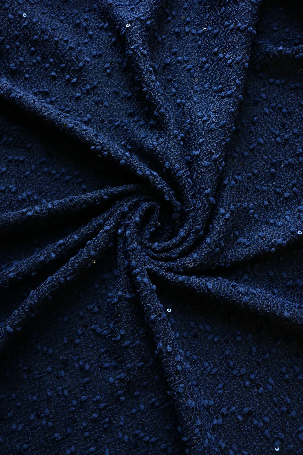 Navy Sequin Special Occasion Sweater Knit