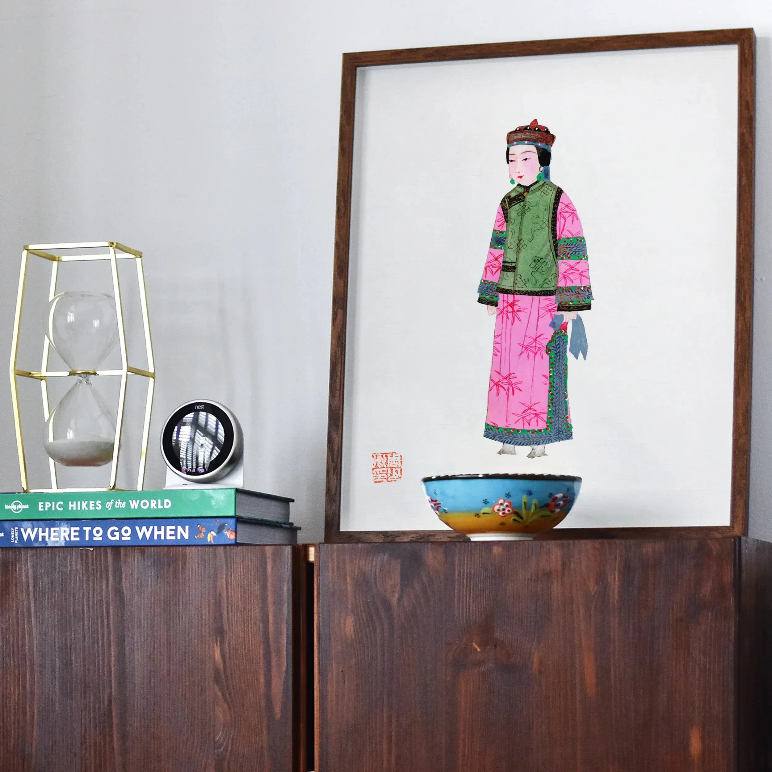 Noblewoman - Qing Dynasty Fashion Art Print