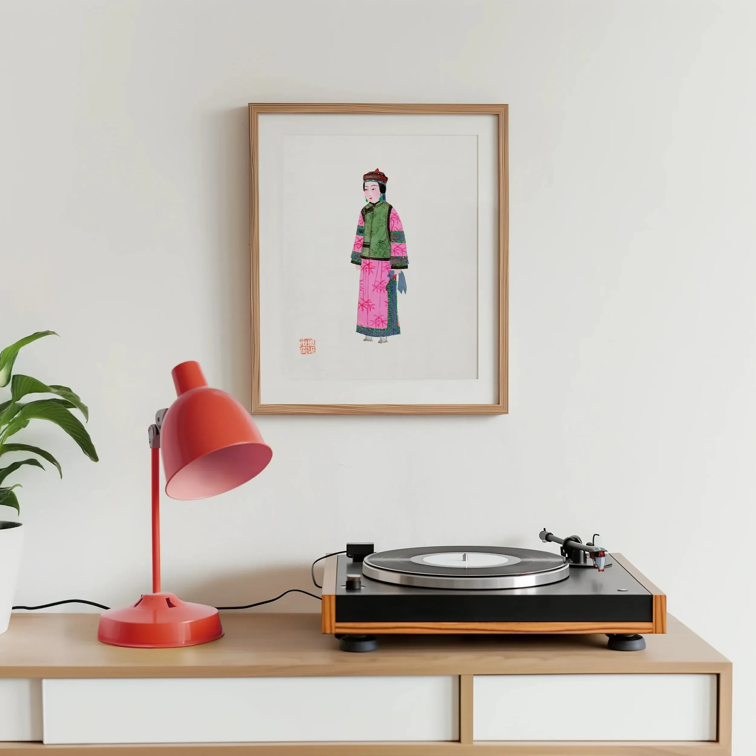 Noblewoman - Qing Dynasty Fashion Art Print