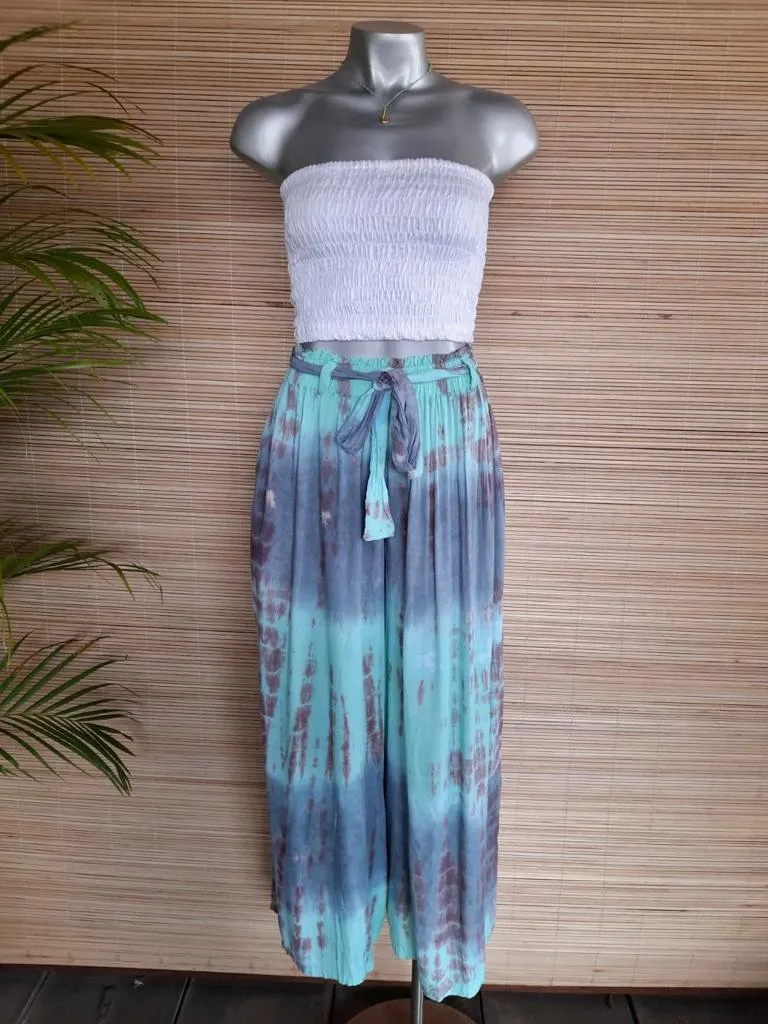 PANT ELSA New Tie Dye Mint/ Grey