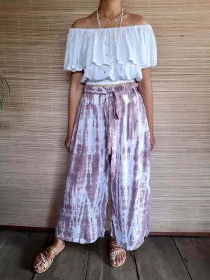 PANT ELSA Tie Dye Old Pink, Grey and Khaki