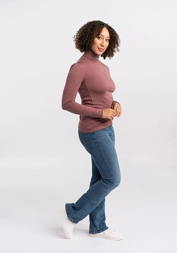 Peyton Turtleneck - Wild Ginger