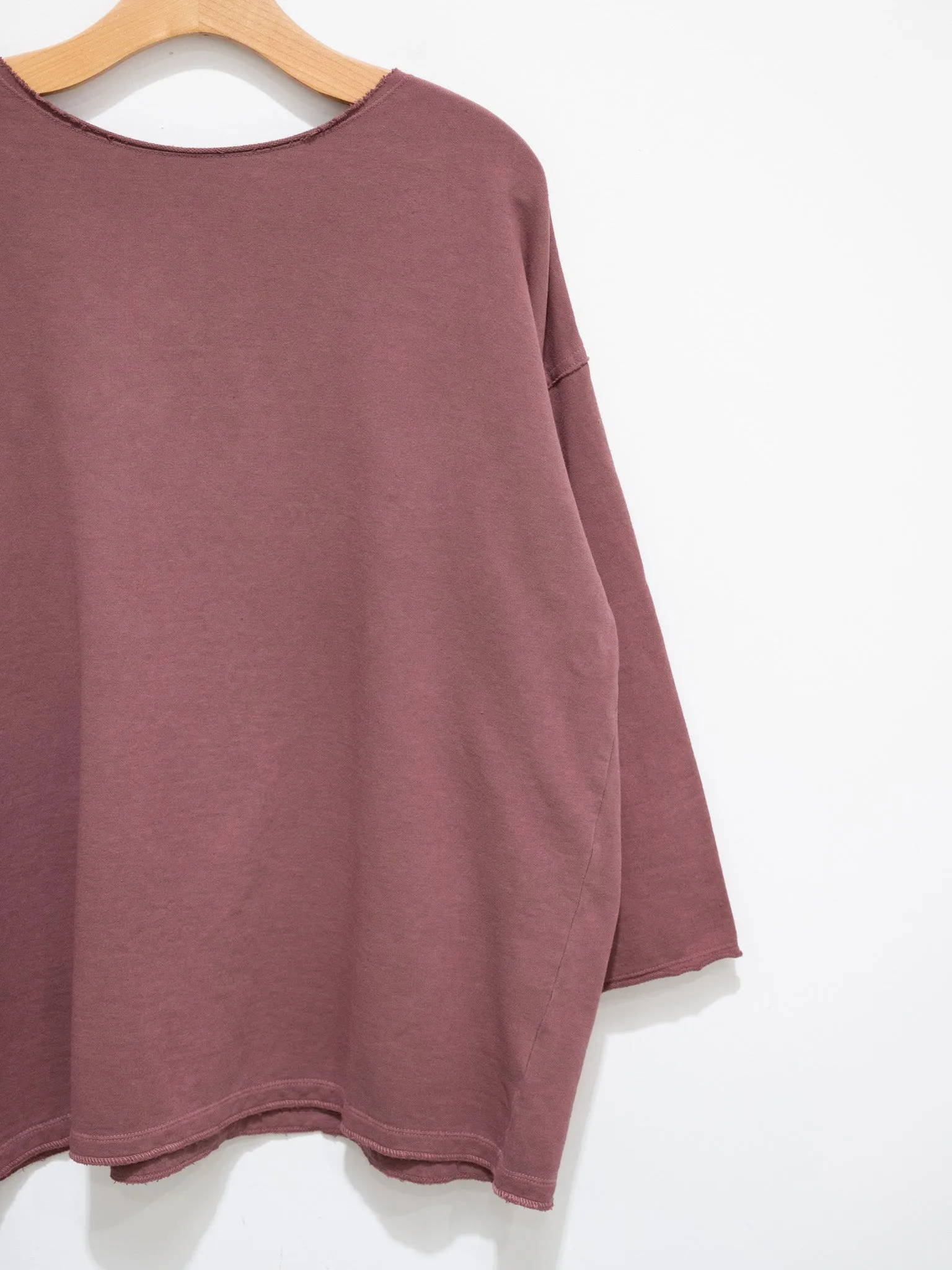 Pigment Dyed Crewneck Pullover - Red