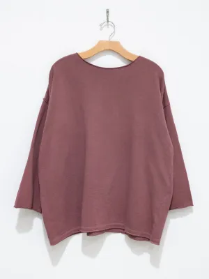 Pigment Dyed Crewneck Pullover - Red