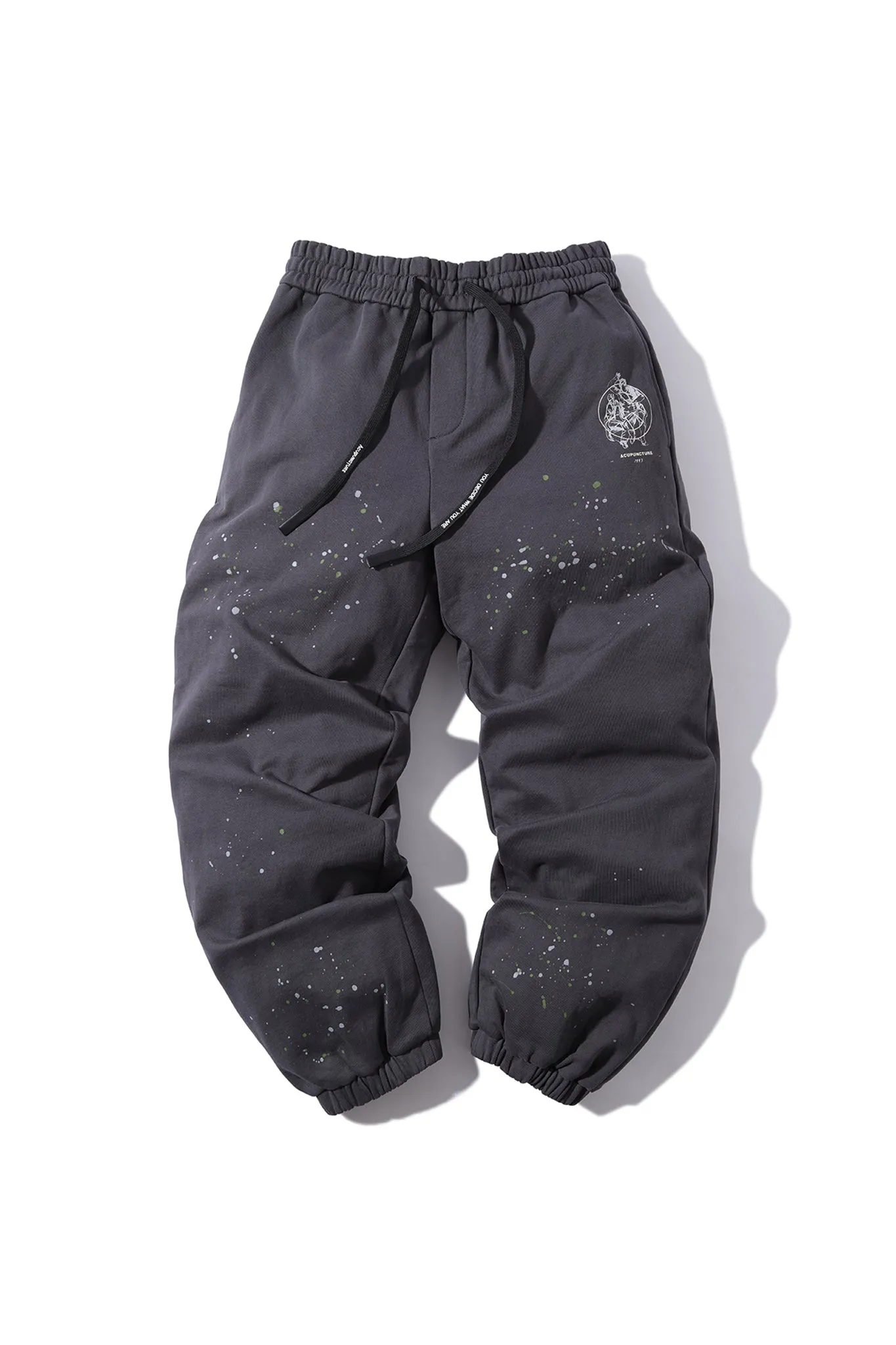 POLKA DOTS SWEATPANTS GREY