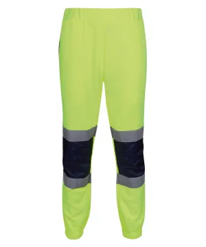 Pro hi-vis joggers | Yellow/Navy