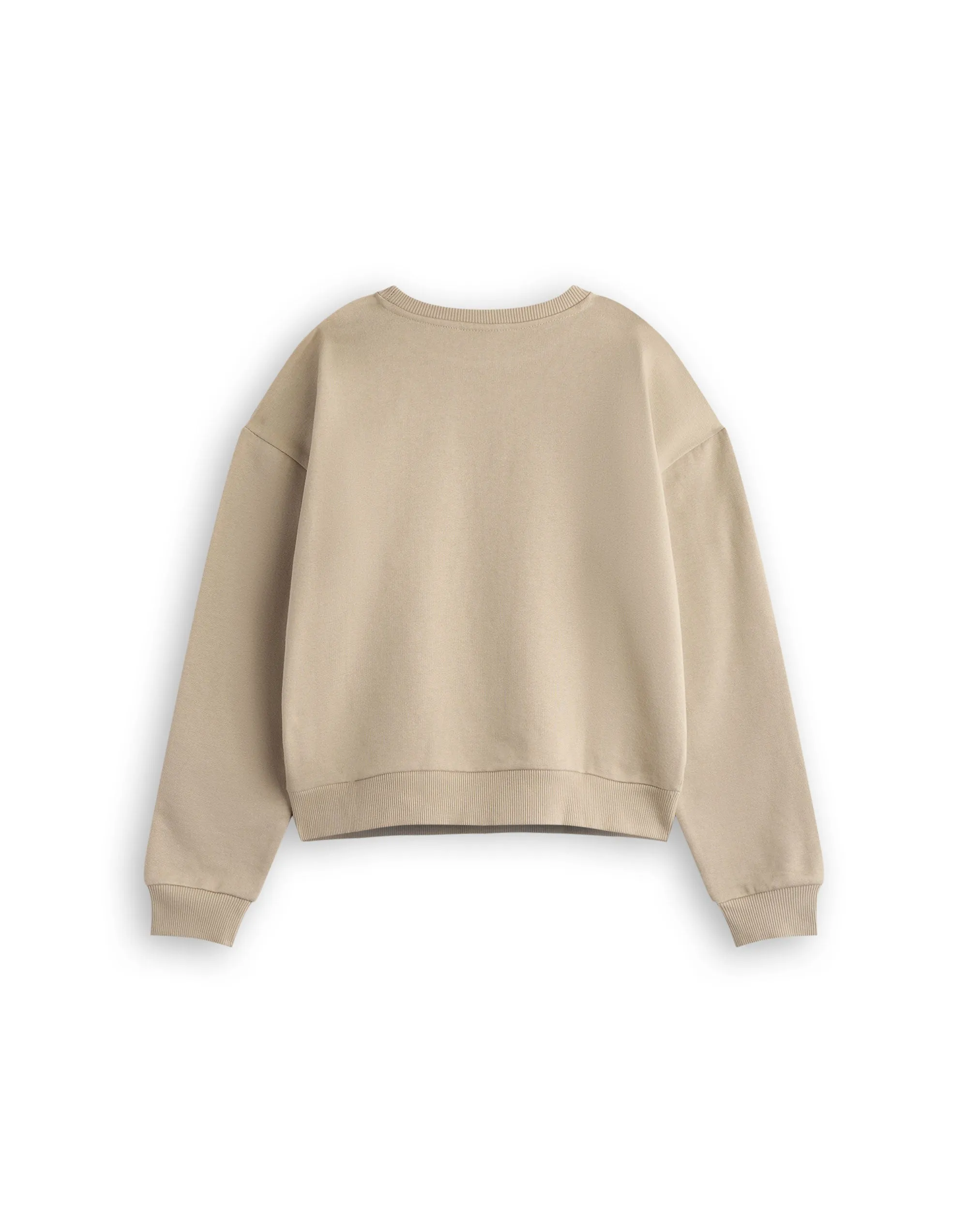 Pusheen Face Girls Beige Sweatshirt and Joggers Set
