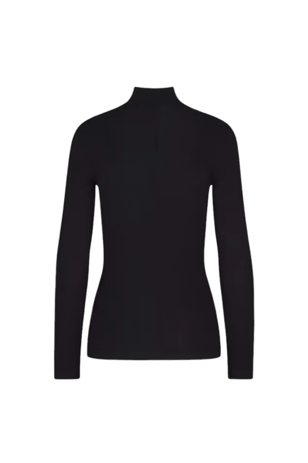 Rib Turtleneck - Black