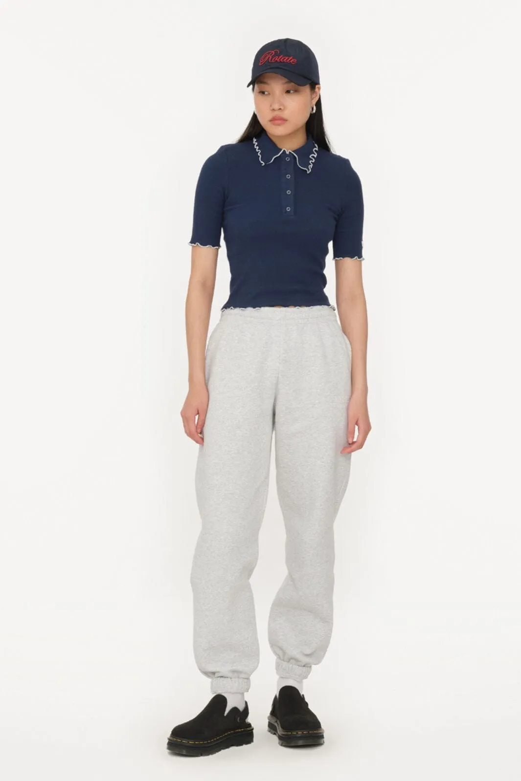 Rotate - Heavy Sweatpants 1134281473 - 1473 Light Grey Melange