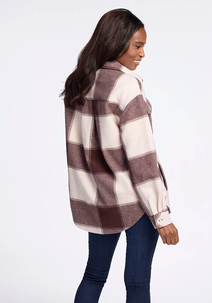 Sawyer Shacket • Final Sale Deals! - Chai Latte Plaid