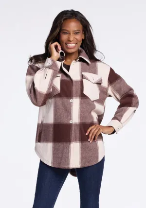 Sawyer Shacket • Final Sale Deals! - Chai Latte Plaid