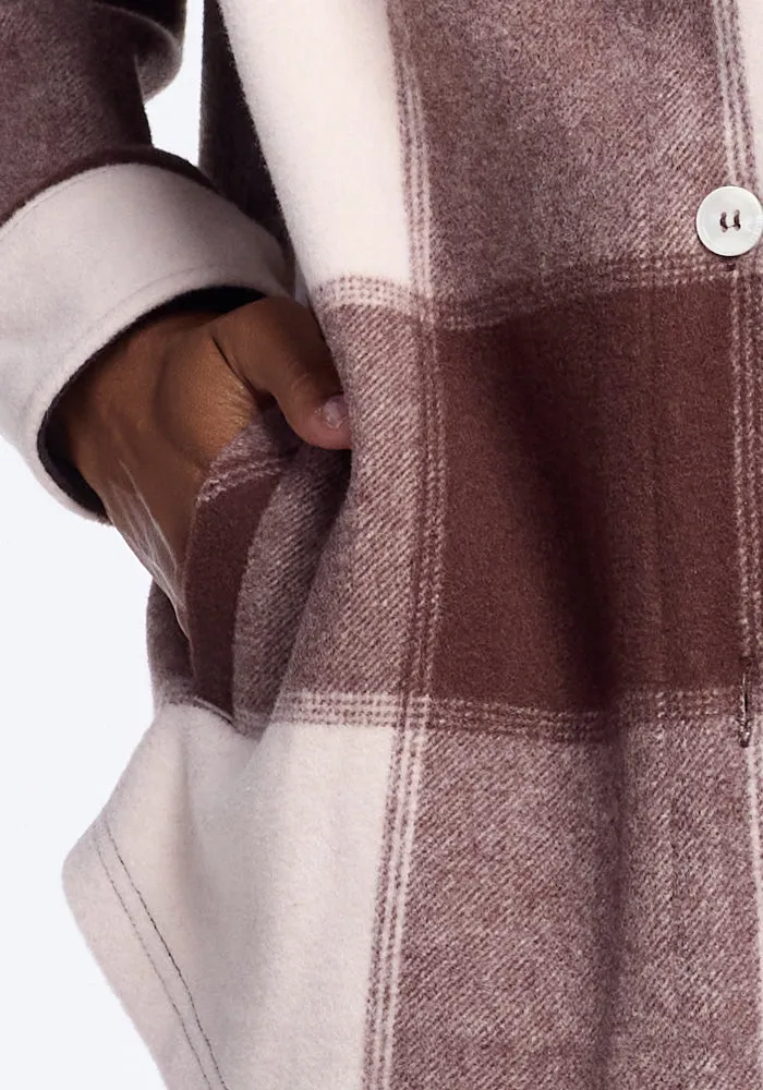 Sawyer Shacket • Final Sale Deals! - Chai Latte Plaid