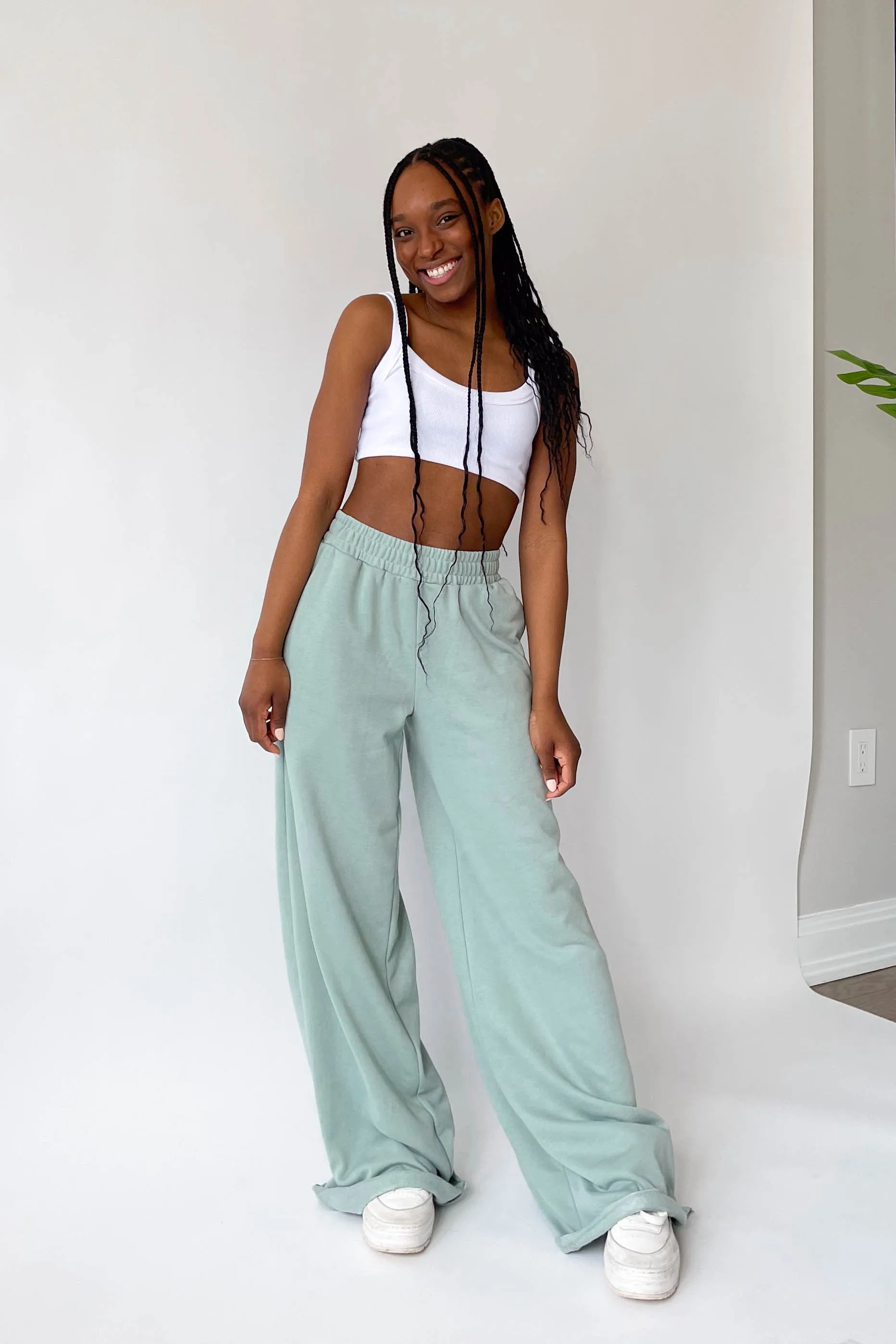 Seasons Change Sweatpants in Sage