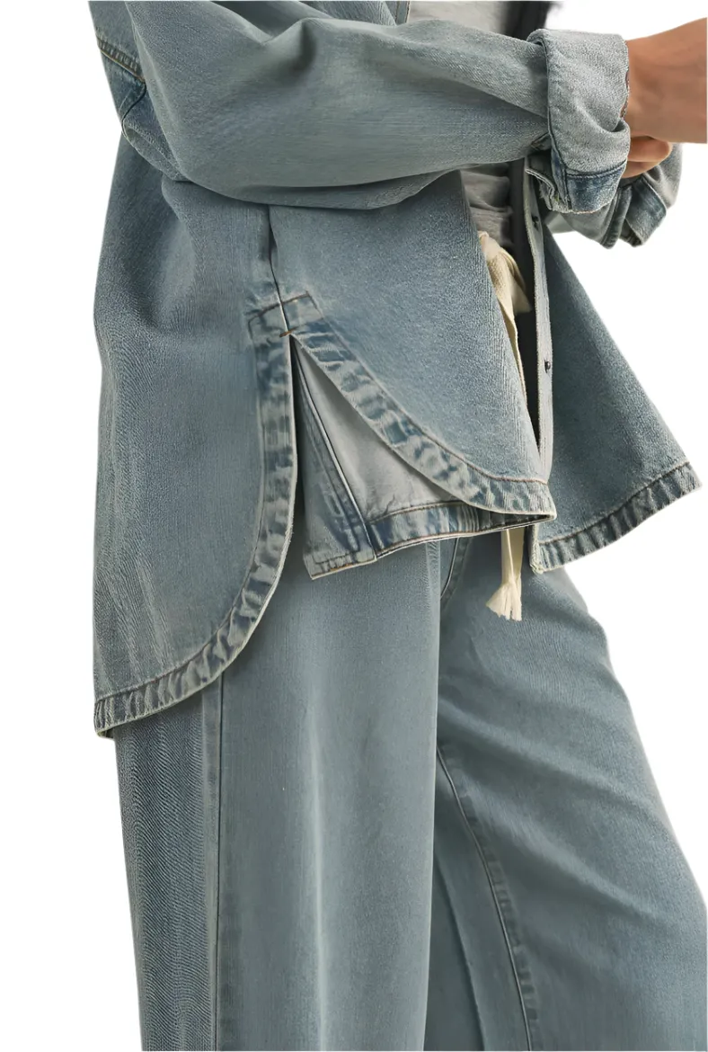 Shag Denim Jacket