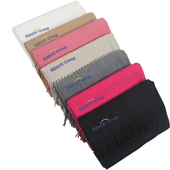 Sidiou Group Anniou Autumn And Winter  Ladies Imitation Cashmere Long Scarf, Shawl 8 Colors Optional Outdoor Beach, Travel Double-Sided Blanket Scarf