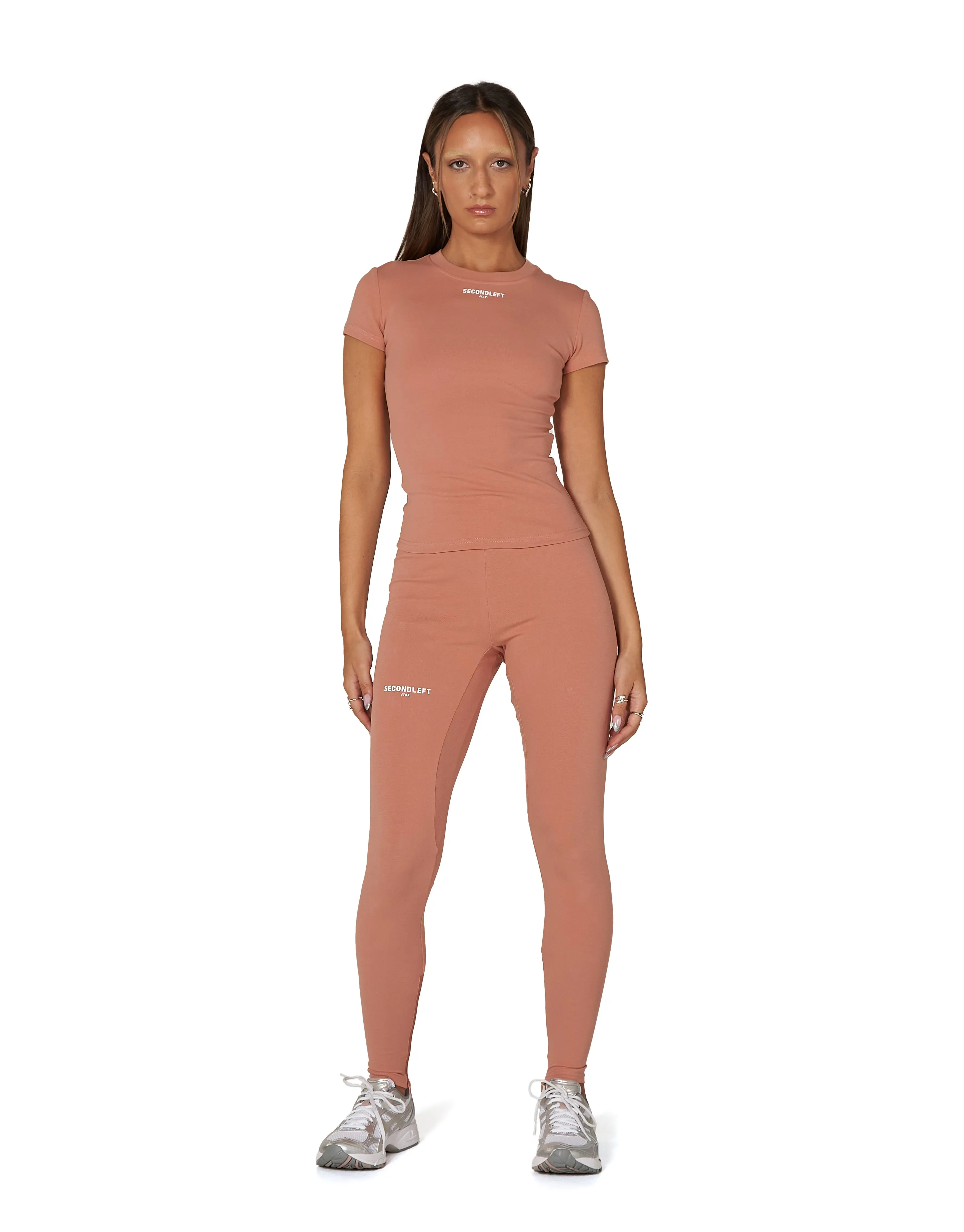 SL BW Fitted Tee Sakura - Salmon