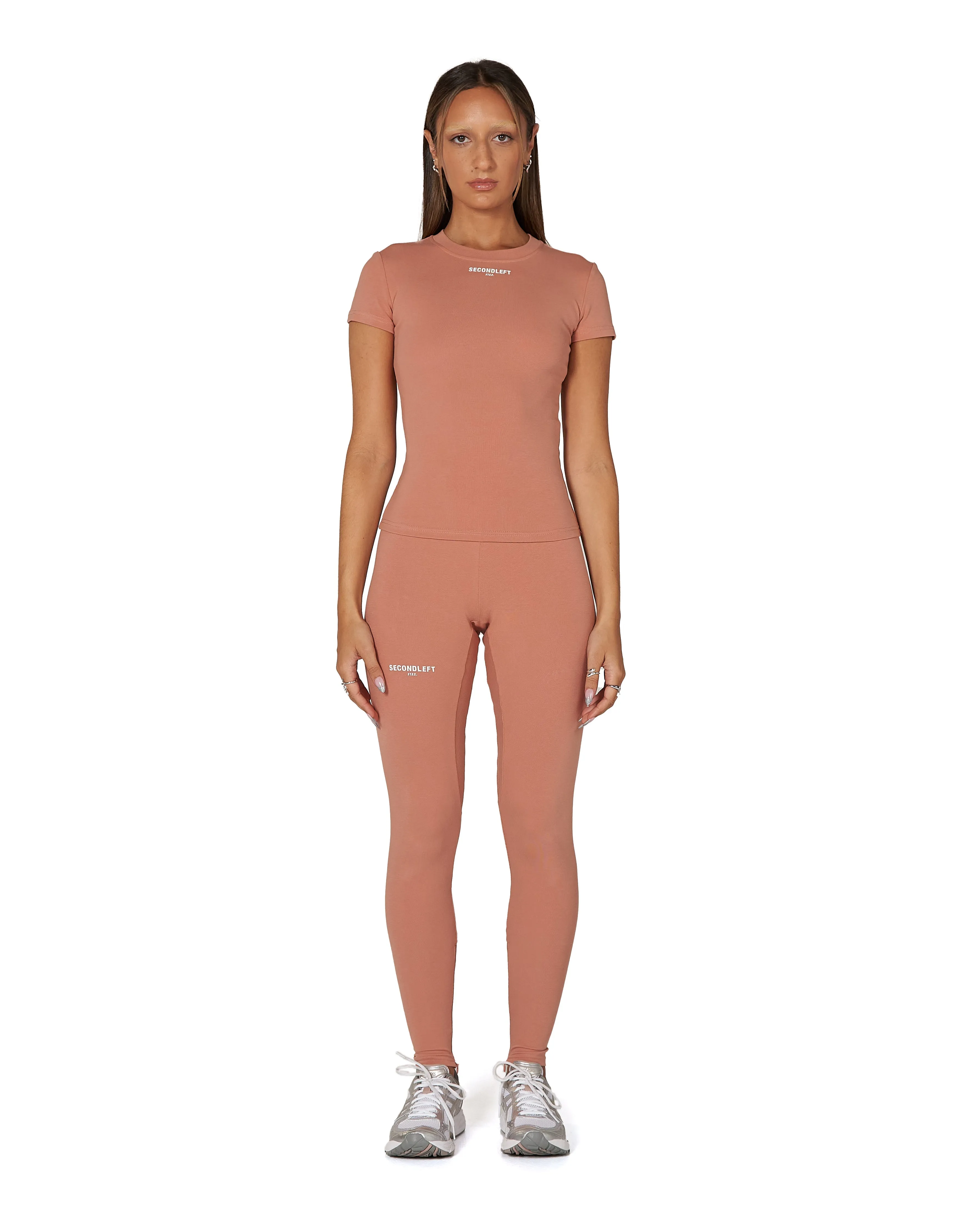 SL BW Fitted Tee Sakura - Salmon