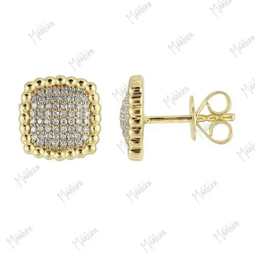 Sparkling Doc Tag Stud