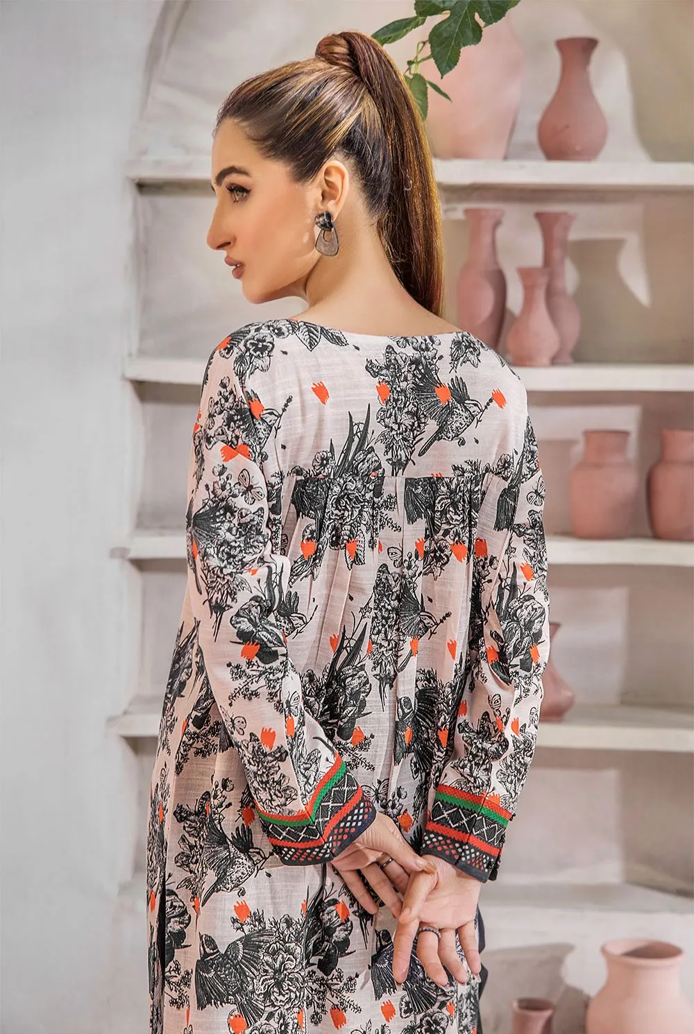 Stitched Self Jacquard Shirt DR-2302