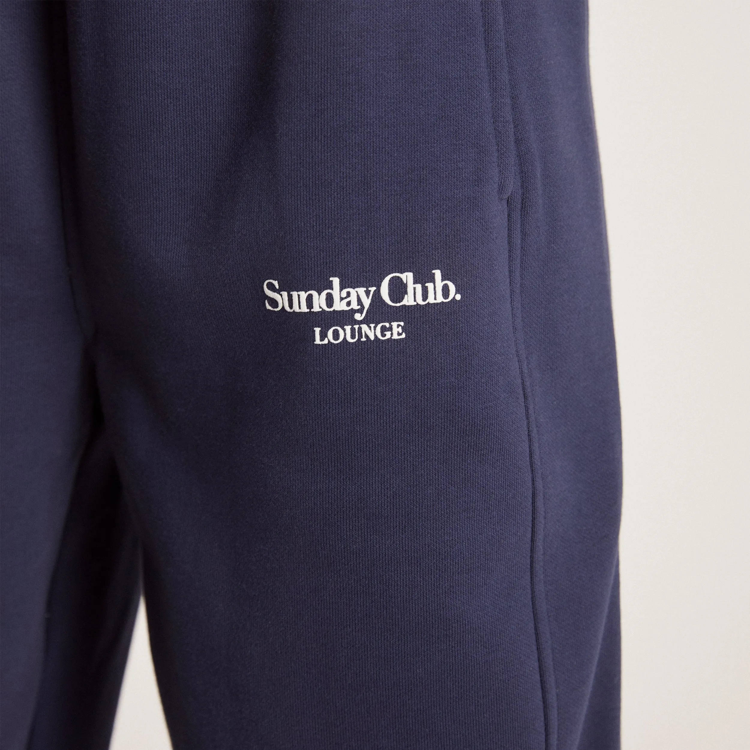 Straight Leg Joggers - Ink Blue