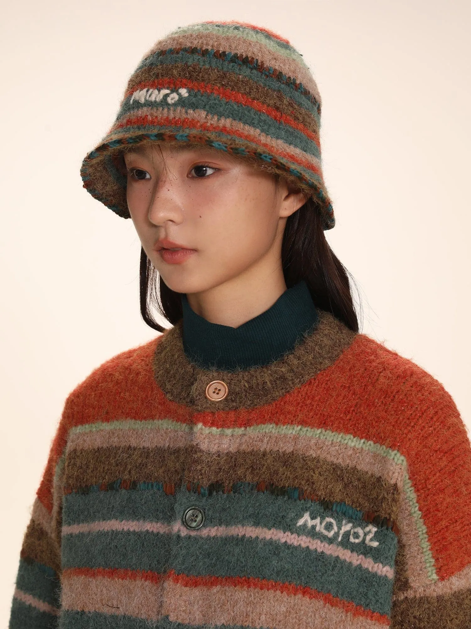 Striped Woolen Beanie
