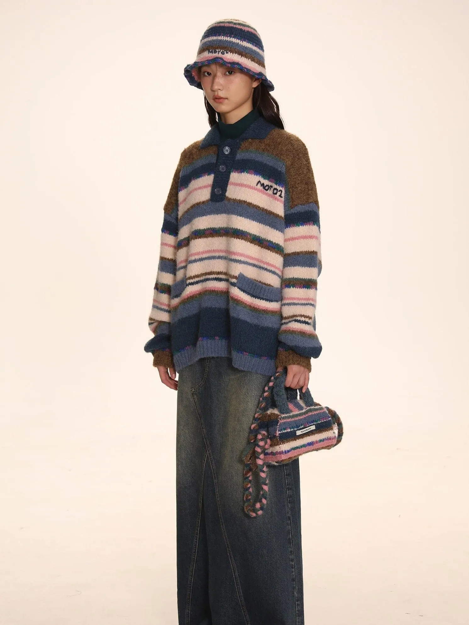 Striped Woolen Beanie