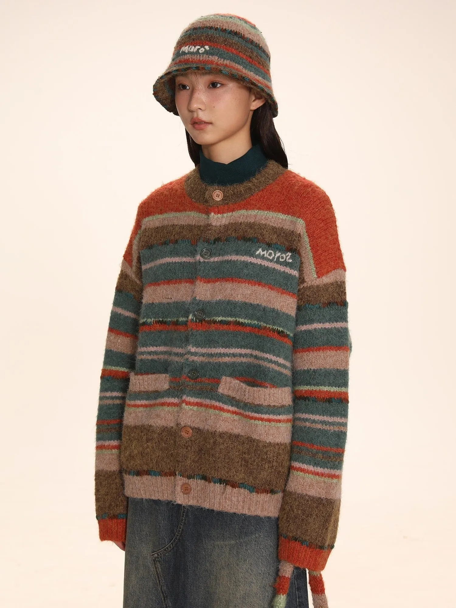 Striped Woolen Beanie