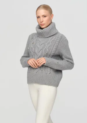 SUGARBEE Merino Cashmere Sweater lunar
