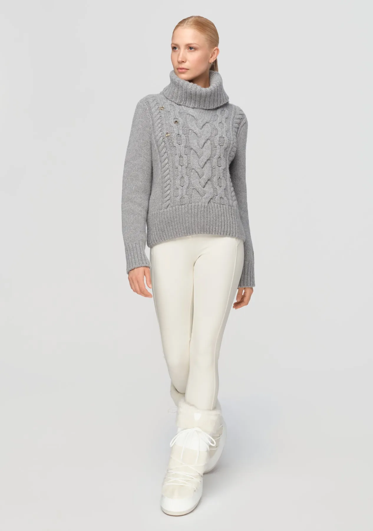 SUGARBEE Merino Cashmere Sweater lunar