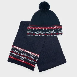 Threadbare Mens Hat and Scarf Set