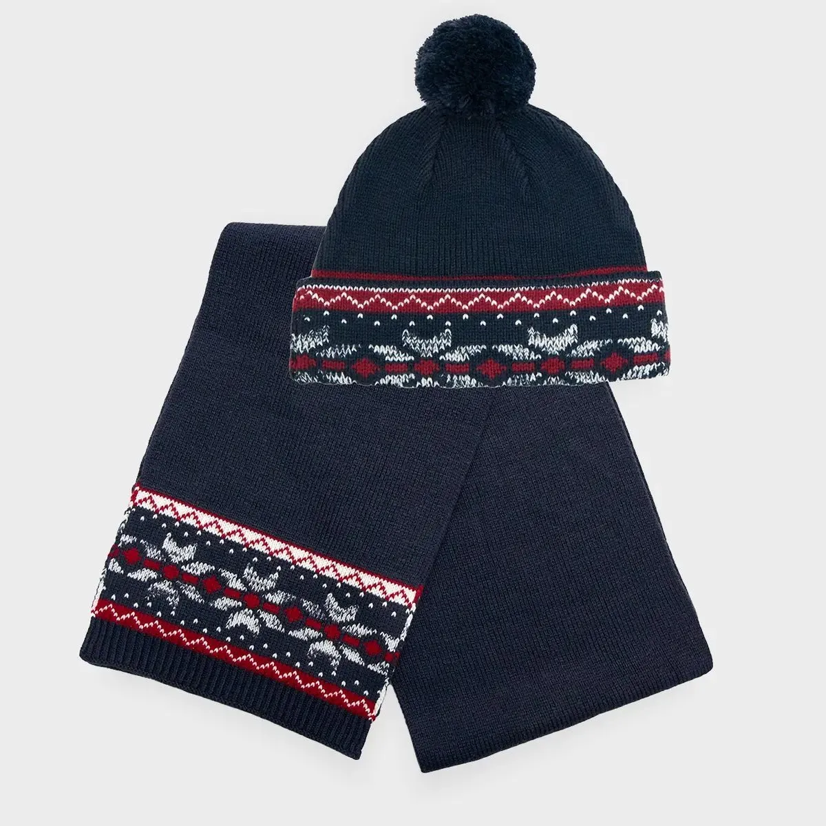 Threadbare Mens Hat and Scarf Set