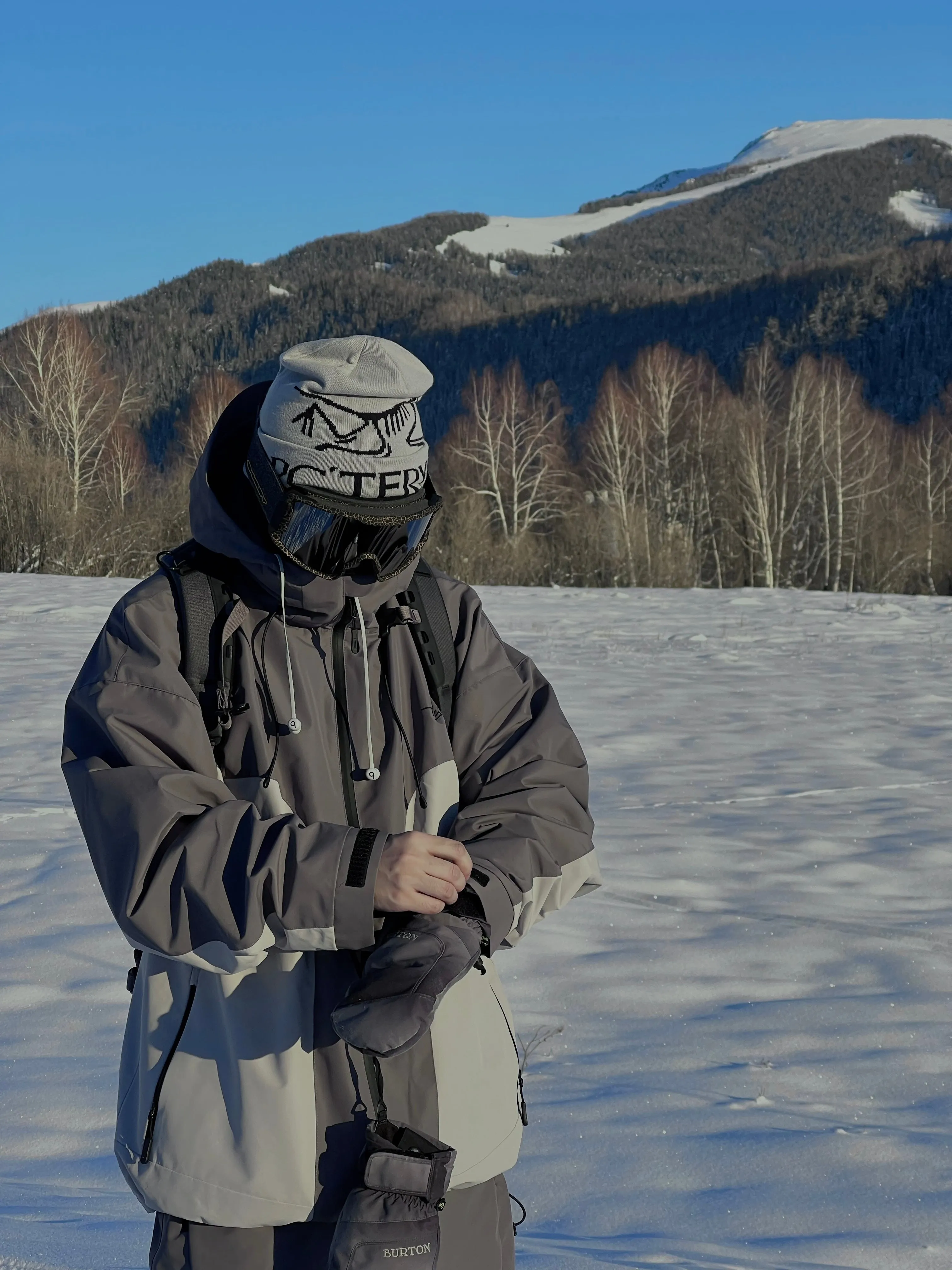 TSI 23/24 Upgraded 3L Grey Snowboarding Jacket & Pants