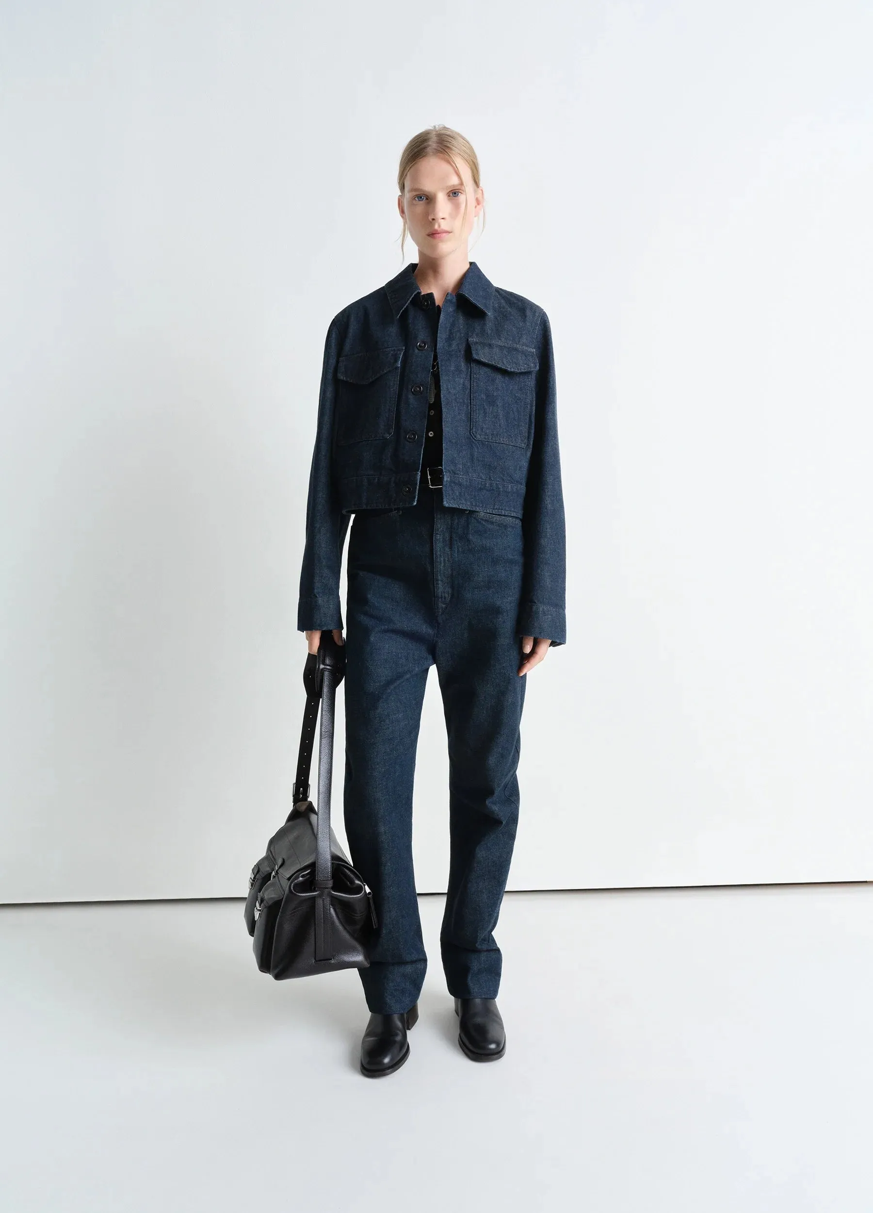 TWO POCKET CROPPED JACKET