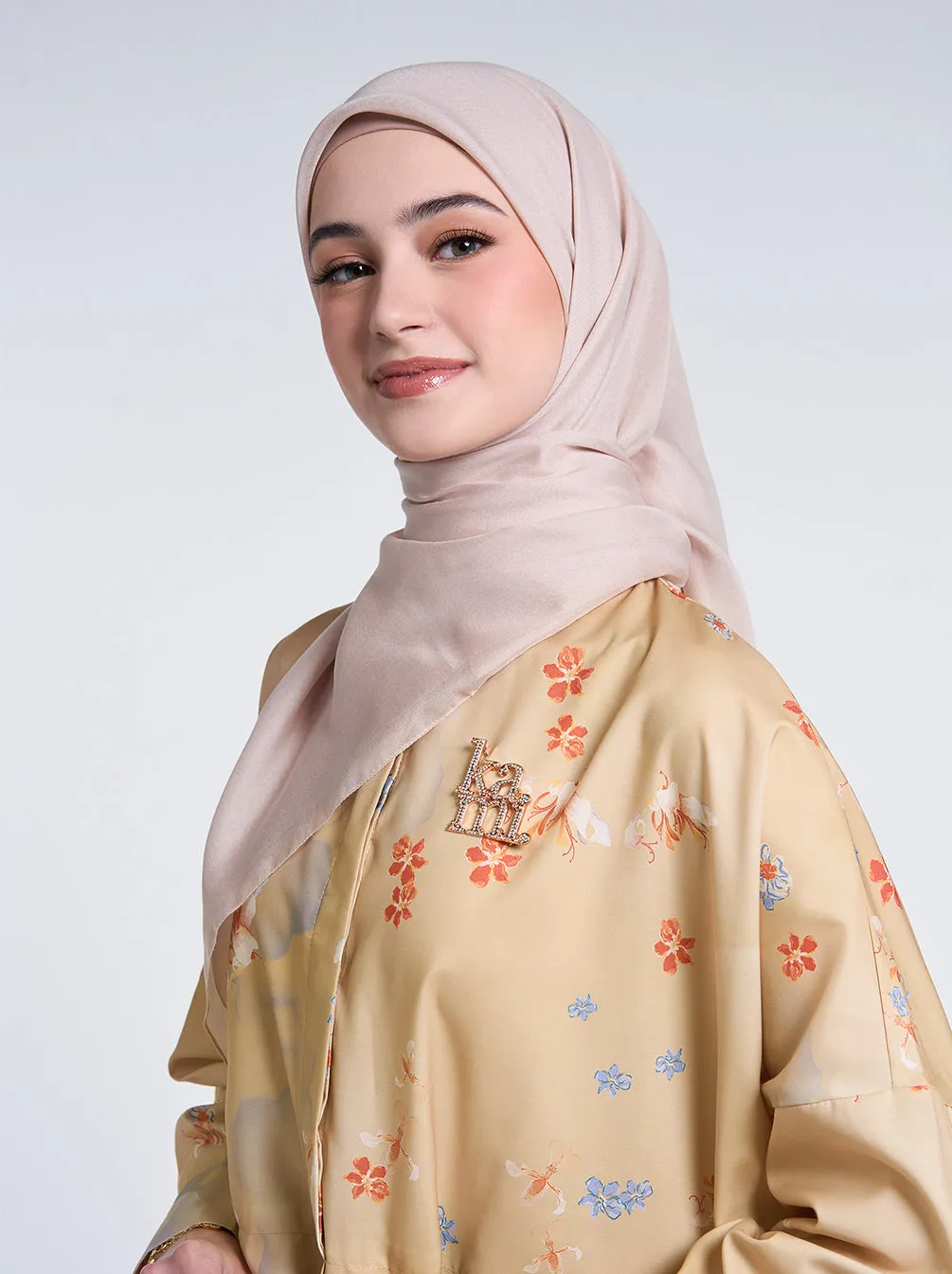 ULTRA PARIS SCARF PLAIN BUTTERCREAM