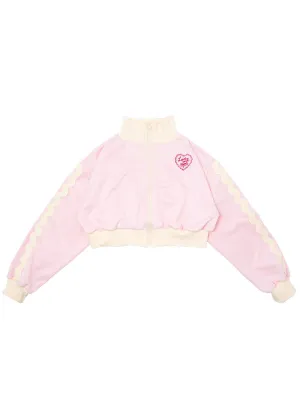 Unique Pyos Berry Bunny Cropped Jacket