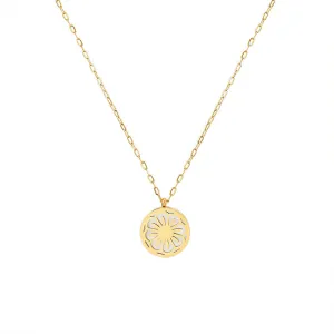 Winter Wonderland Sea Shell Chrysanthemum Necklace - Stylish Titanium Steel Jewelry