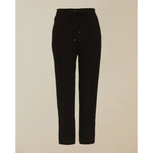 Women Oryya-Textured Joggers - Black