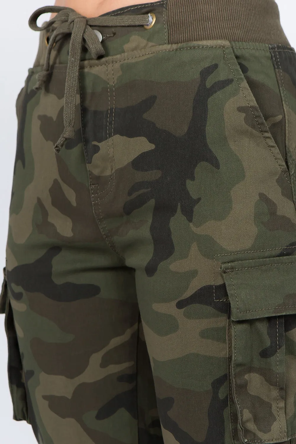 Women's Essential Colored Cargo Joggers